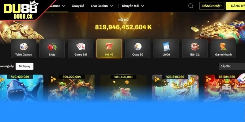 Nhà cái hợp tác với các nhà phát hành hàng đầu mang đến kho game hấp dẫn
