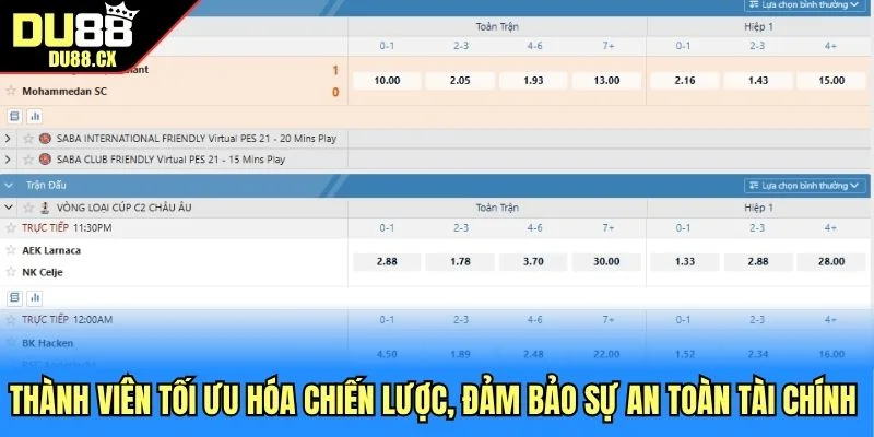 Thành viên tối ưu hóa chiến lược, đảm bảo sự an toàn tài chính
